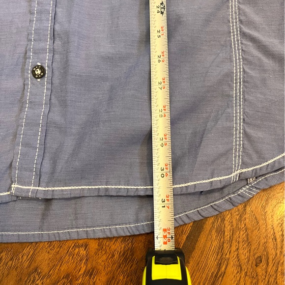 BKE western men’s shirt XL button down up blue purple lightweight cowboy nice! - Picture 6 of 10